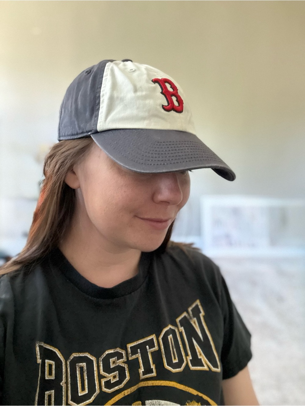 Small Vintage Style Boston Red Sox Baseball Cap